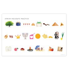 Load image into Gallery viewer, 2pc Set Learn Hebrew & The Jewish Holidays