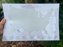 Load image into Gallery viewer, US National Parks Scratch Poster