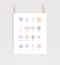 Load image into Gallery viewer, The Shapes in Pink Poster Print