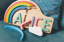 Load image into Gallery viewer, Wooden Baby Name Puzzle