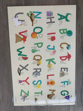 Load image into Gallery viewer, 4pc Placemat Set Days, Months, ABC, Sight words and USA