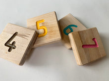 Load image into Gallery viewer, Wooden Numbers Puzzle