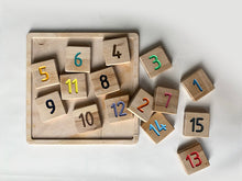 Load image into Gallery viewer, Wooden Numbers Puzzle