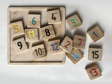 Load image into Gallery viewer, Wooden Numbers Puzzle
