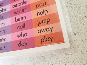 5pc Placemat Set Days, Sight words, World, USA & Space