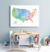 Load image into Gallery viewer, US Map Rainbow II
